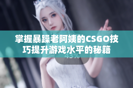掌握暴躁老阿姨的CSGO技巧提升游戏水平的秘籍