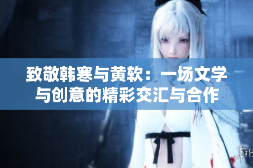 致敬韩寒与黄软：一场文学与创意的精彩交汇与合作