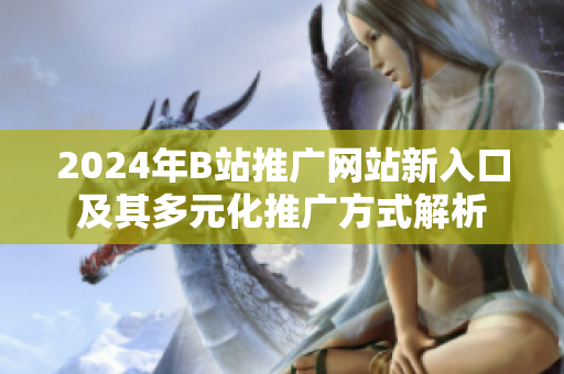 2024年B站推广网站新入口及其多元化推广方式解析