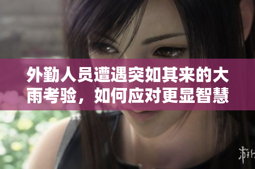 外勤人员遭遇突如其来的大雨考验，如何应对更显智慧
